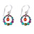 Multi-Color Petite Hoop Earrings 7330 - Firefly Jewelry