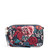 Cabbage Rose Cabernet RFID All in One Crossbody Bag