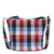 Patriotic Plaid Bucket Crossbody Bag