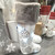 24-Inch Have a Ball with Twinkle LED Lights & Grey Faux Fur Cuff Standing Stocking