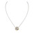 Infinity Knot Two-Tone Slider Necklace