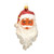 5.5-Inch Worldly Santa Smiles Ornament - Variant#2 by HeARTfully Yours