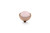 Pastel Rose Pearl 11.5-mm. Bottone Top - Rose Gold