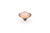 Dusty Pink Delite 9-mm. Tondo Top - Rose Gold