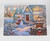 Sophia's Home Silent Night Lane Set of 4 Holiday Themed Placemats