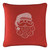 Santa Red Velvet Pillow