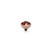 Rose Peach 10mm Rose Gold Interchangeable Top by Qudo Jewelry