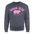 Small Mama Bear Crew Sweatshirt Heather Navy