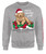 Extra Extra Large Merry Christmas Y'All Crew Sweatshirt Heather Grey