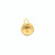 Gold Trinket Letter Tag - Letter M