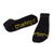 'I am crushing it' Black Low-Cut Socks - Large
