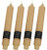 Beeswax Unscented 9" Timberline Collenettes 4-Pack by Root