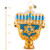 Signed and Dated Eight Nights Of Light Menorah Ornament by Joe Walden of Christopher Radko