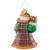 Christopher Radko 3-Inch Perfectly Plaid Santa Gem