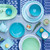 Cucina Fresca Aqua Dinner Plate
