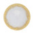 Rufolo Glass Gold Brushstroke Service Plate/Charger