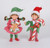 Red Polka Dot Candy Cane Elf Set