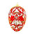6" Ruby Faberge Ornament by HeARTfully Yours