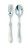 Sofia Serving Fork & Spoon by Match Pewter