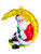 Celestial Santa - Option 1 Ornament by HeARTfully Yours