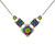 Multicolor Contessa Small V Necklace - Firefly Jewelry