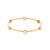 Julie Vos Milano Bangle Bracelet -Moonstone