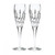 Lismore Nouveau Champagne Flute Pair by Waterford