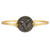 Petite Hummingbird Brass Tone Bangle Bracelet by Luca and Danni