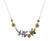 Multi-Color Petite Scallop Flower Necklace 8313 - Firefly Jewelry