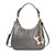 Pewter Gray Elephant Sweet Hobo Tote by Chala