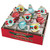 Festive Fete 2.5" Reflector Rounds & Figures  (Set of 9) by Christopher Radko  -