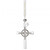 Silver Cross Ornament by Waterford