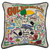 Golden Gate Park XL Hand-Embroidered Pillow by Catstudio