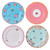 Candy Mixed Patterns Plates - Set of 4 - by Royal Albert