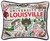 Louisville,  University of Kentucky Embroidered Pillow by Catstudio