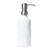 Vietri Bath Essentials White Matte Soap Dispenser