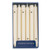 Wheat 10" Unscented Classic Taper 12-Pack Colonial Candle