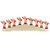 Holiday Splendor Santa Bubble Light Candolier (Set of 9) by Christopher Radko