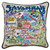 Savannah Hand-Embroidered Pillow by Catstudio