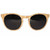 Queork Natural Cat Eye Sunglasses