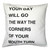 24" X 24" White Canvas Your Day Will Go Pillow by Sugarboo Designs