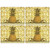 Set of 4 Golden Pineapple Placemats by Pimpernel