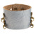 Gun Metal Wide Cuff - Brass Finish  - Lenny & Eva