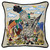 Empire State Hand-Embroidered Pillow by Catstudio