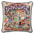 Philadelphia XL Hand-Embroidered Pillow by Catstudio