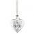 Silver Heart Ornament by Waterford