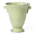 Vietri Rustic Garden Pistachio Trumpet Flair Planter