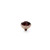 Burgundy 10mm Rose Gold Interchangeable Top by Qudo Jewelry