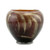 6" Mahogany Esque Polished Vase Candle