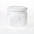 Vietri Lastra White Small Canister